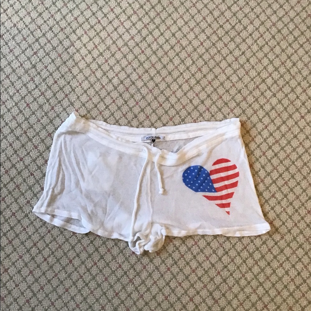 Wildfox coverup shear shorts